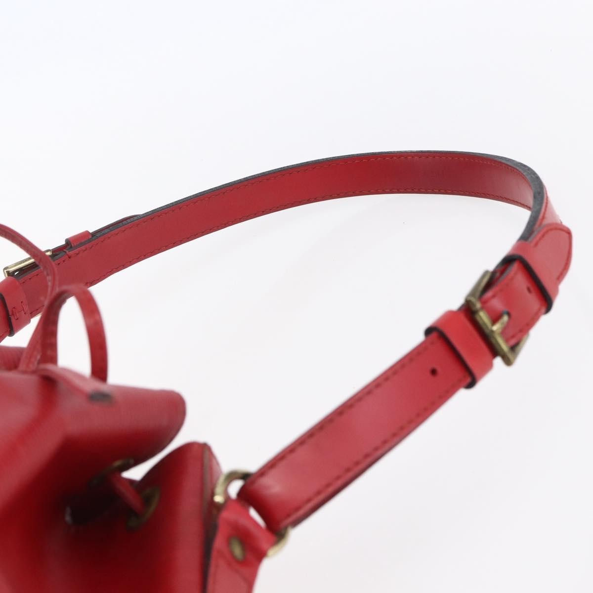 Louis Vuitton Noe Shoulder Bag Leather Red Leather Shoulder Bag Bag (Pre-Owned)