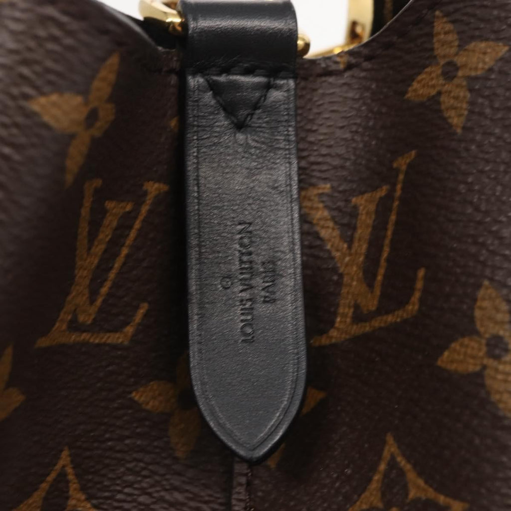 Louis Vuitton Neonoe Handbag Monogram Canvas Black Canvas Shoulder Bag Bag (Pre-Owned)