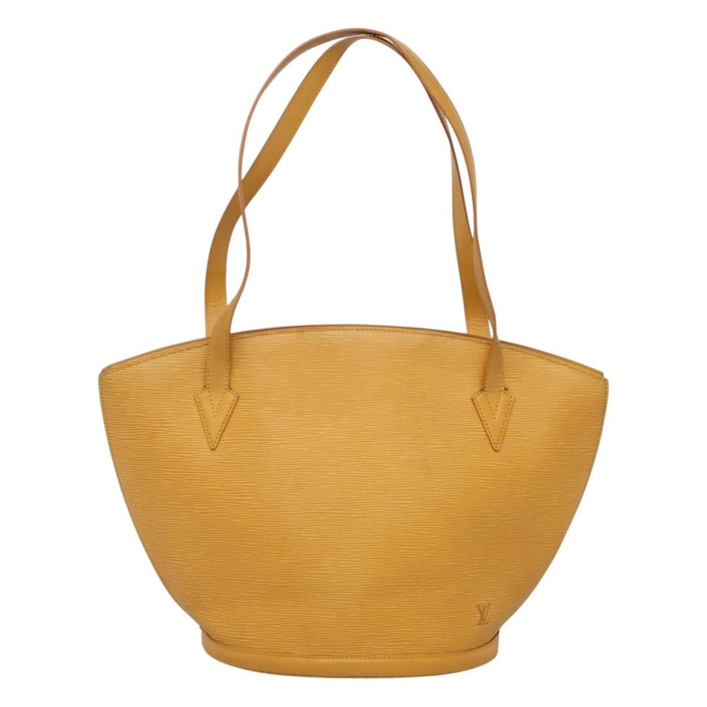 Louis Vuitton Saint Jacques Handbag Epi Leather Yellow Leather Shoulder Bag Bag (Pre-Owned)