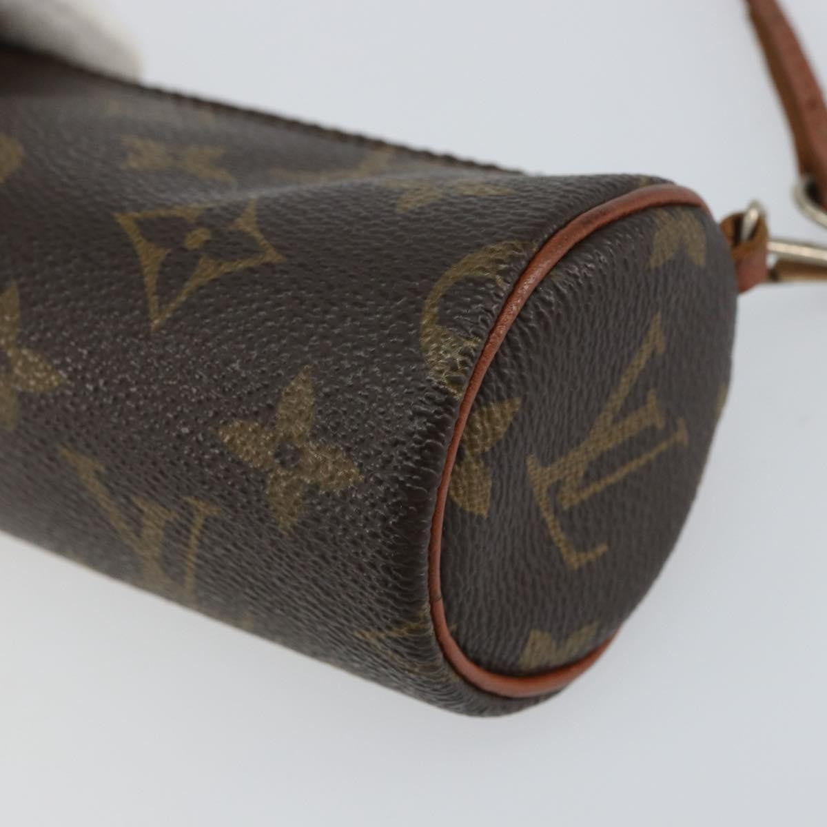 Louis Vuitton Papillon Pochette Monogram Canvas Brown Canvas Clutche & Pouche Bag (Pre-Owned)