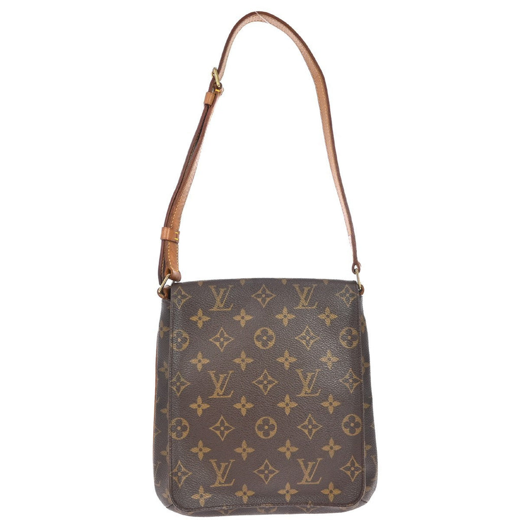 Louis Vuitton Musette Salsa Handbag Monogram Canvas Brown Canvas Shoulder Bag Bag (Pre-Owned)