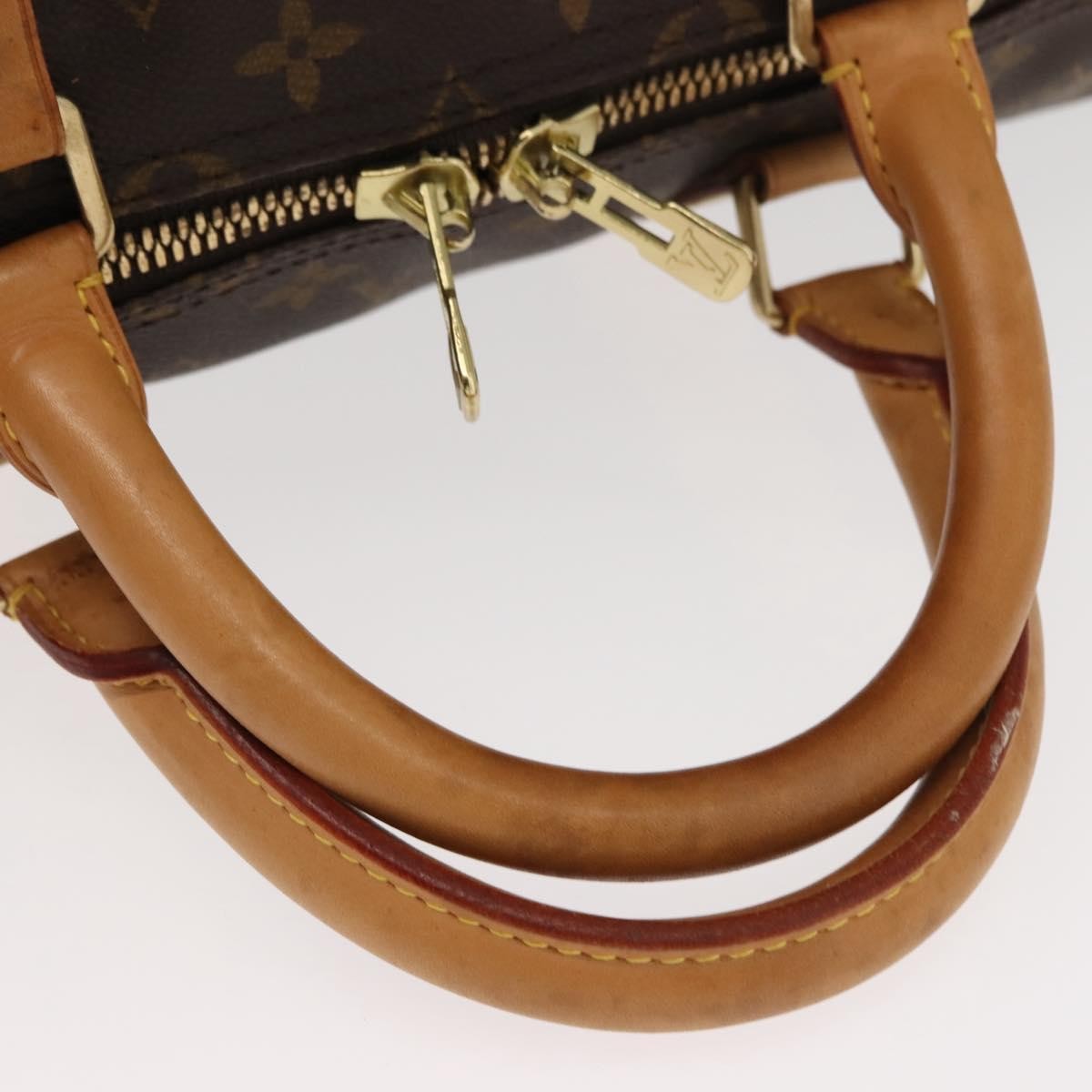 Louis Vuitton Keepall Bag Monogram Canvas Brown Canvas Travel Bag Bag (Pre-Owned)