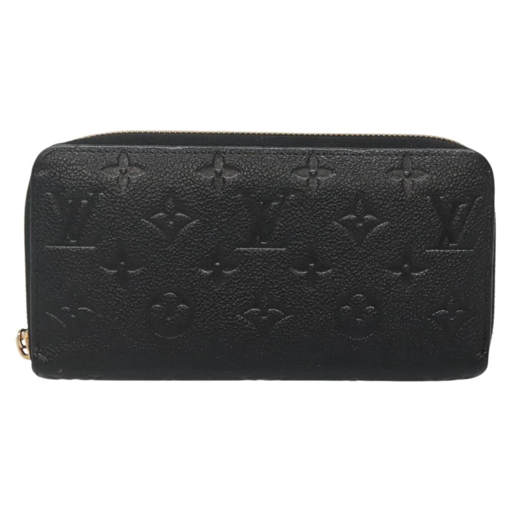 Louis Vuitton Portefeuille Zippy Monogramme Empreinte Monogramme Empreinte Black Leather Wallets Accessory (Pre-Owned)