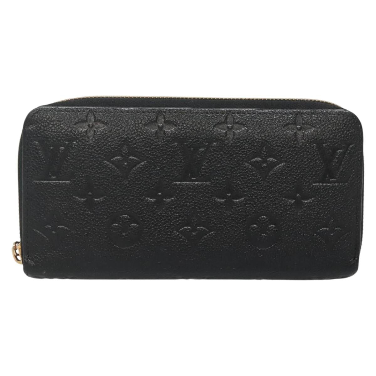 Louis Vuitton Portefeuille Zippy Monogramme Empreinte Monogramme Empreinte Black Leather Wallets Accessory (Pre-Owned)