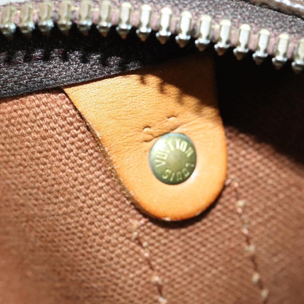 Louis Vuitton Keepall Bandouliere Bag Monogram Canvas Brown Canvas Travel Bag Bag (Pre-Owned)