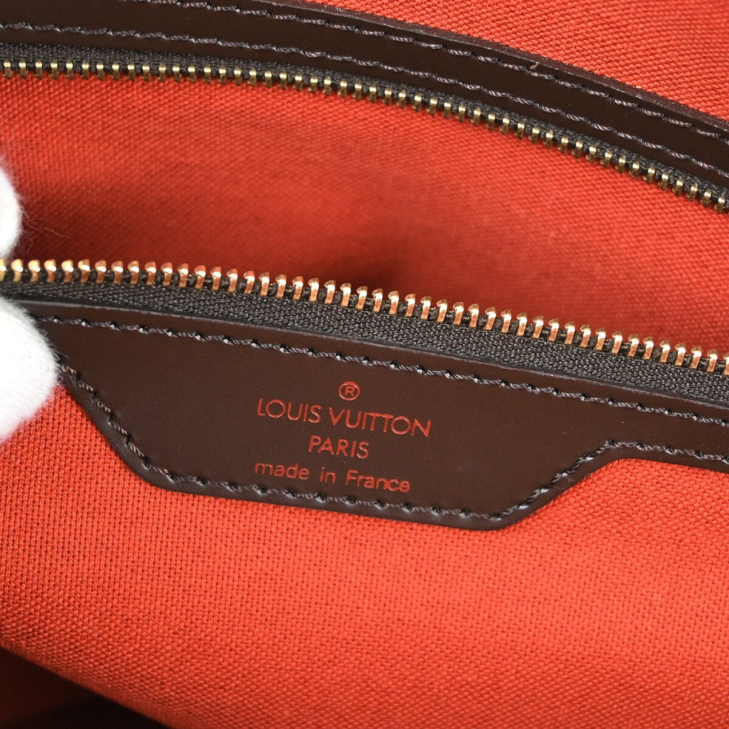 Louis Vuitton Chelsea Handbag Damier Brown Canvas Tote Bag Bag (Pre-Owned)