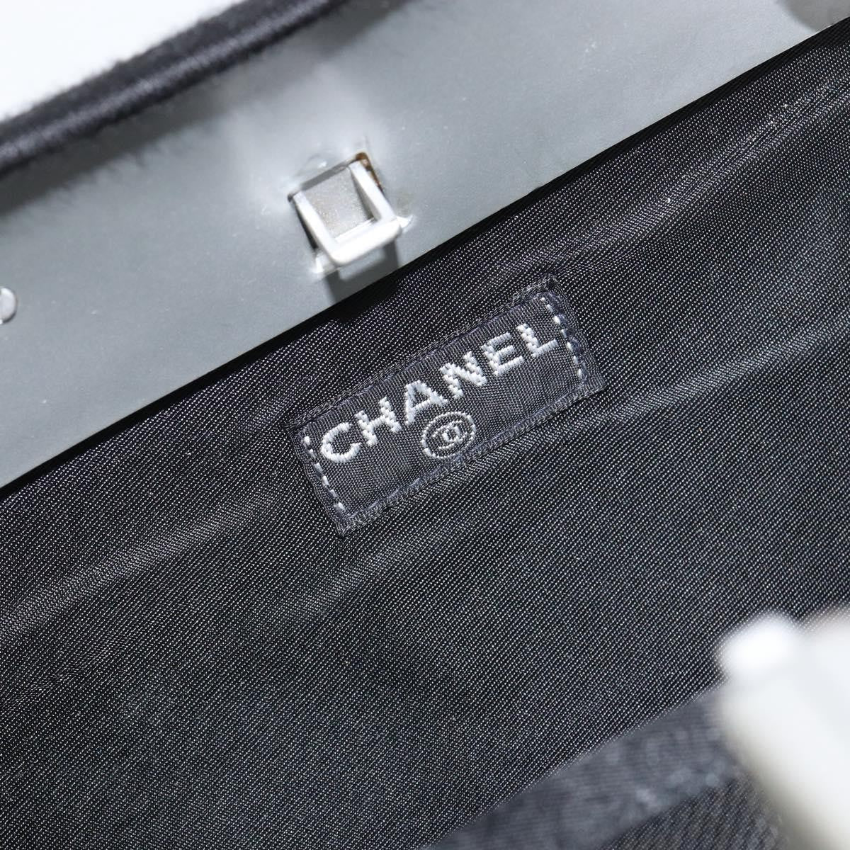 Chanel Millennium Shoulder Bag Jersey Black Cotton Shoulder Bag Bag (Pre-Owned)