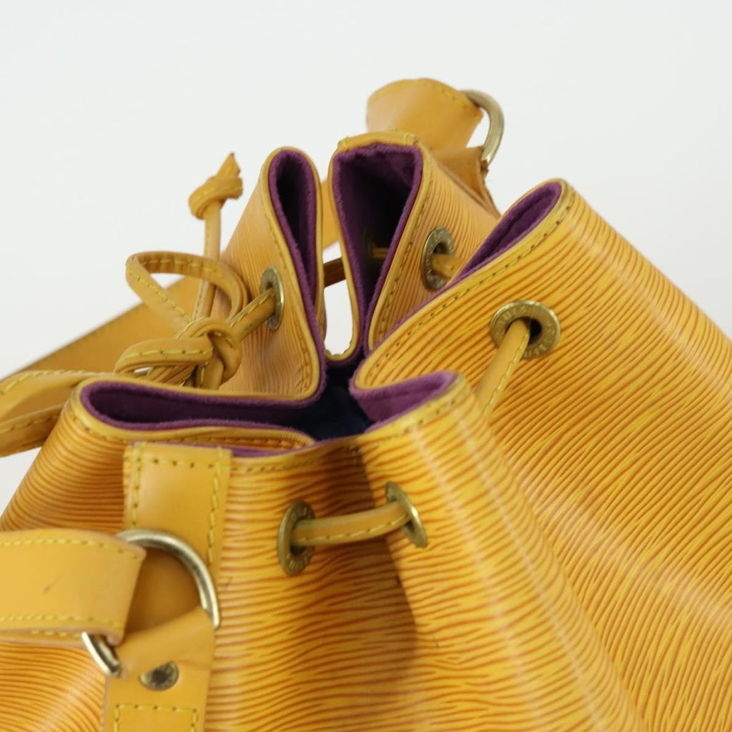 Louis Vuitton Noe Handbag Epi Leather Yellow Leather Shoulder Bag Bag (Pre-Owned)