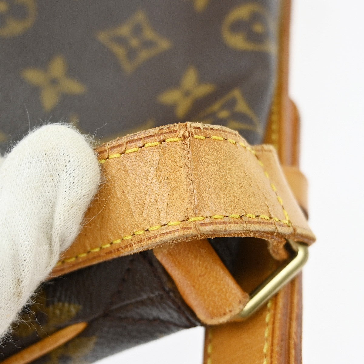 Louis Vuitton Musette Handbag Monogram Canvas Brown Canvas Shoulder Bag Bag (Pre-Owned)