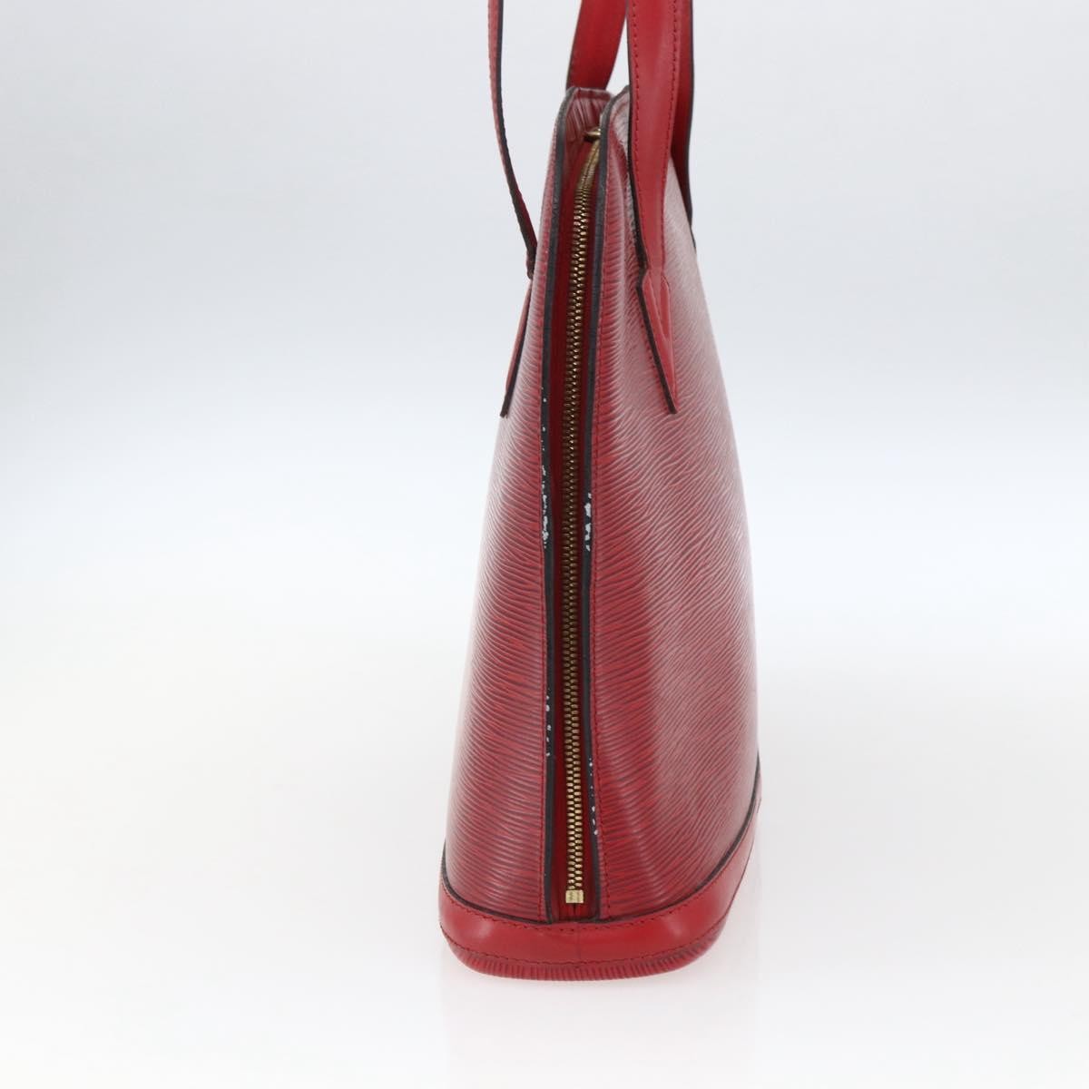 Louis Vuitton Lussac Handbag Epi Leather Red Leather Shoulder Bag Bag (Pre-Owned)