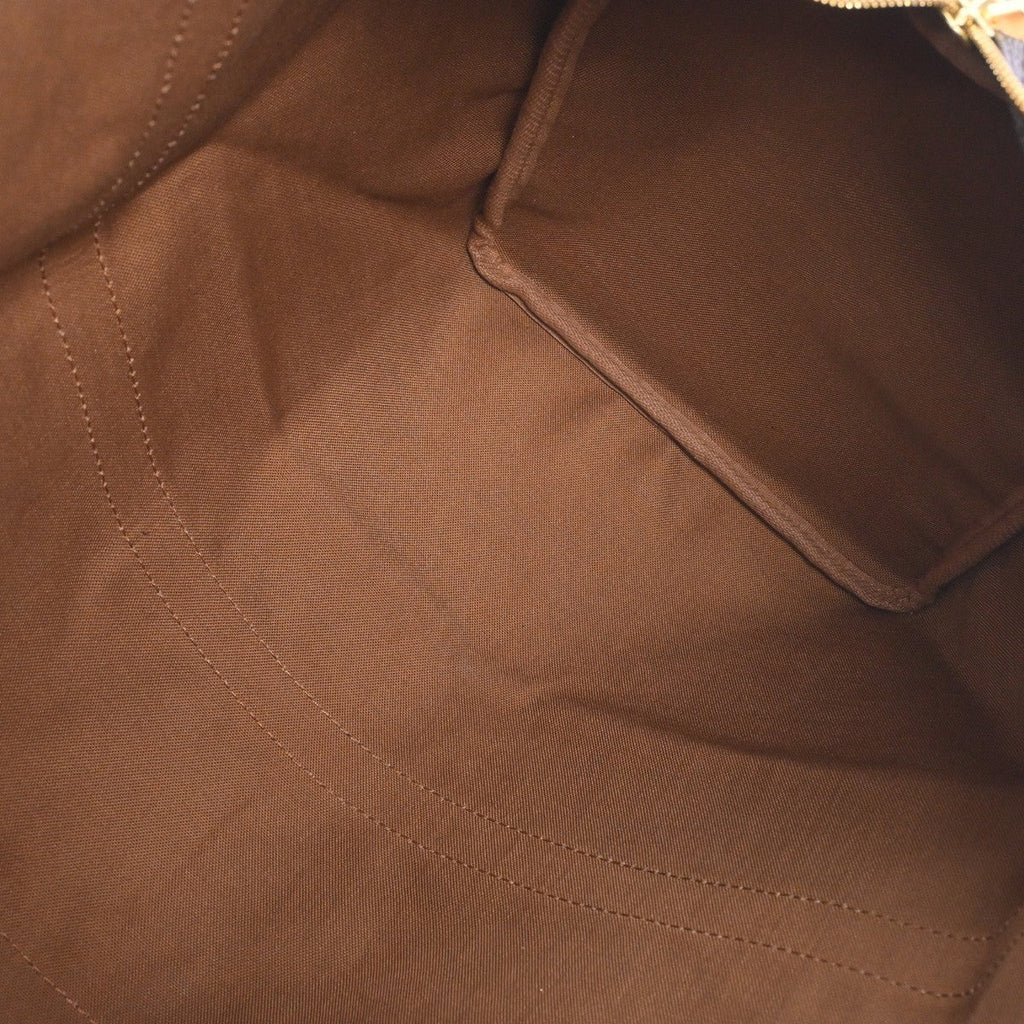 Louis Vuitton Keepall Bag Monogram Canvas Brown Canvas Travel Bag Bag (Pre-Owned)