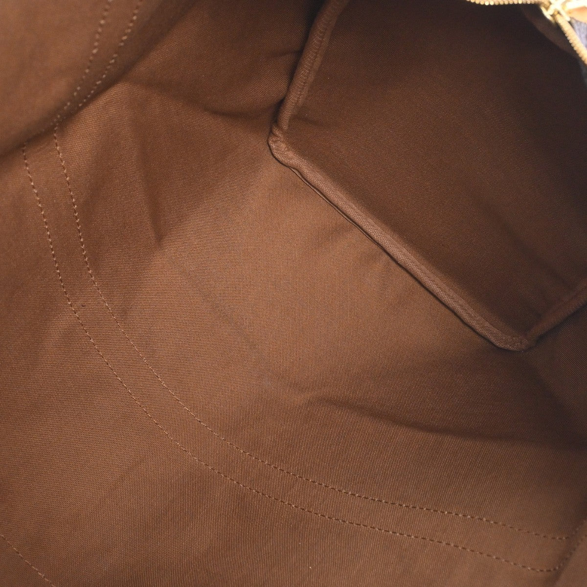 Louis Vuitton Keepall Bag Monogram Canvas Brown Canvas Travel Bag Bag (Pre-Owned)