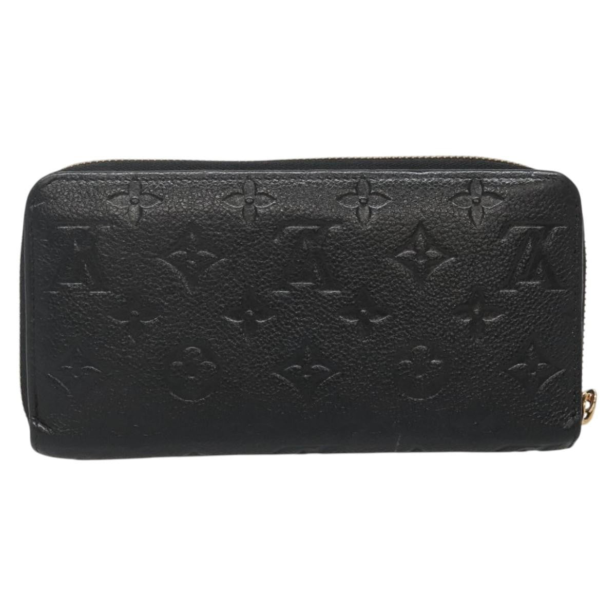 Louis Vuitton Portefeuille Zippy Monogramme Empreinte Monogramme Empreinte Black Leather Wallets Accessory (Pre-Owned)
