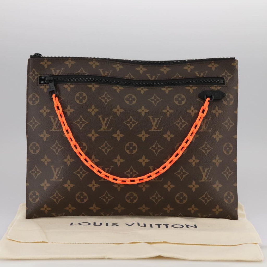 Louis Vuitton Solar Ray A4 Pouch Monogram Canvas Brown Canvas Clutche & Pouche Bag (Pre-Owned)