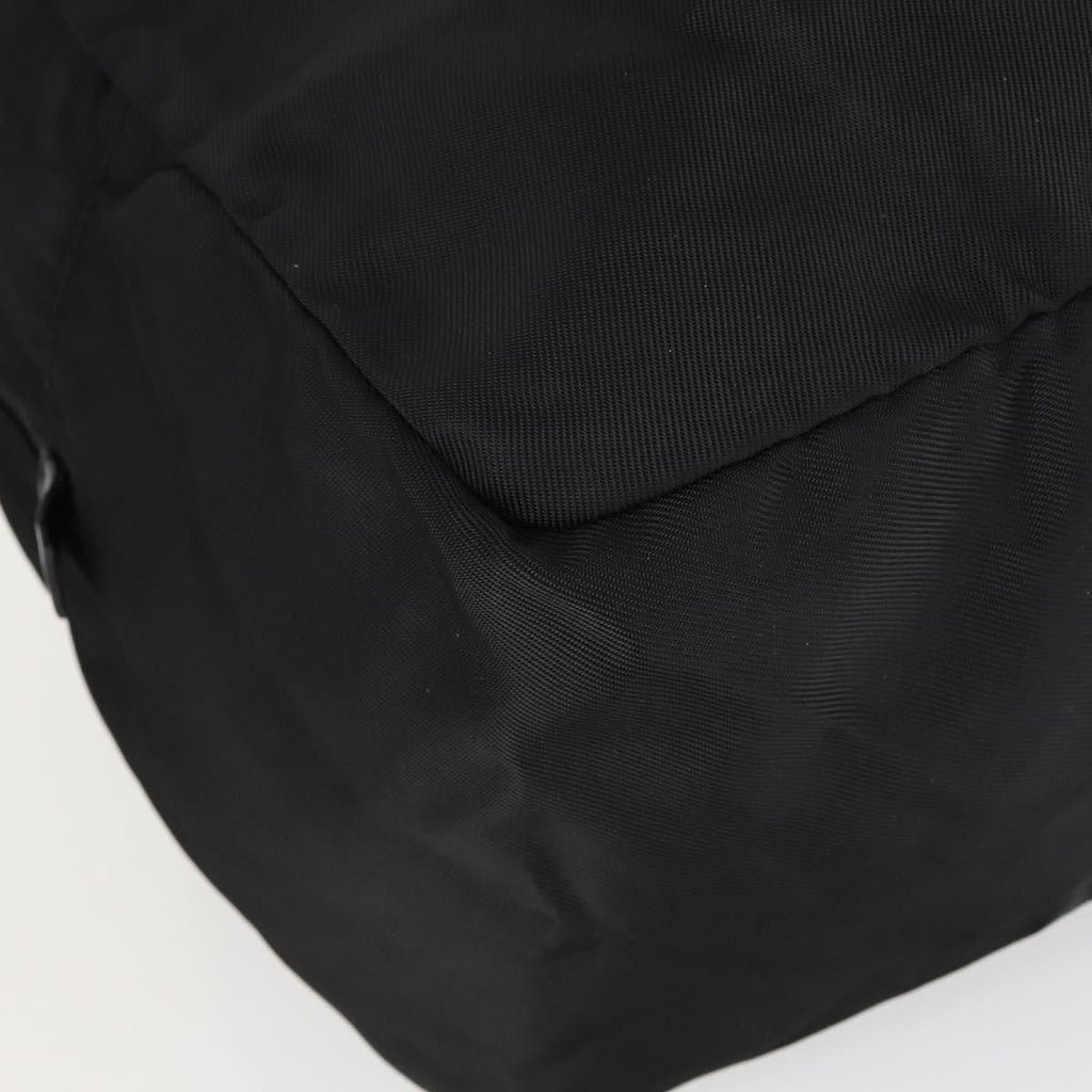 Gucci Vintage Travel Bag Nylon Black Nylon Travel Bag Bag (Pre-Owned)