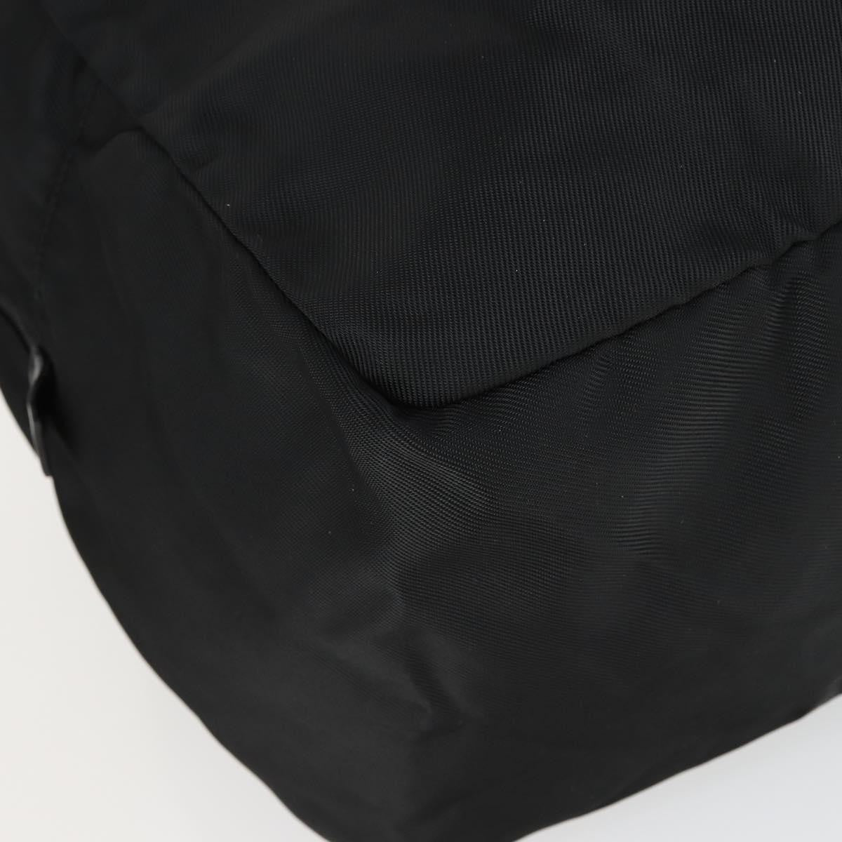Gucci Vintage Travel Bag Nylon Black Nylon Travel Bag Bag (Pre-Owned)
