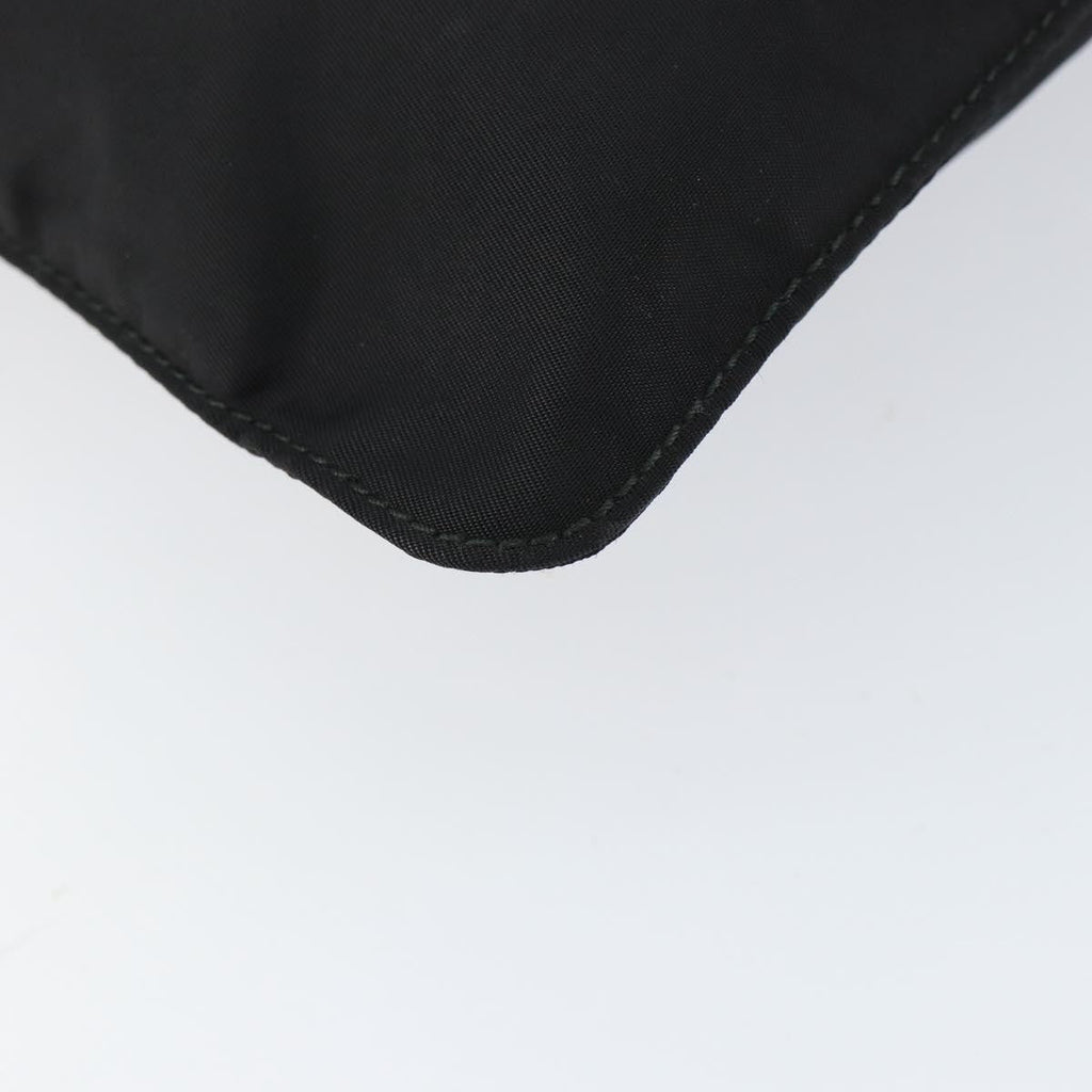 Prada Front Pocket Messenger Bag Tessuto Black Nylon Shoulder Bag Bag (Pre-Owned)