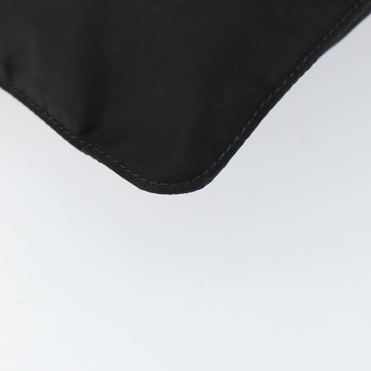 Prada Front Pocket Messenger Bag Tessuto Black Nylon Shoulder Bag Bag (Pre-Owned)