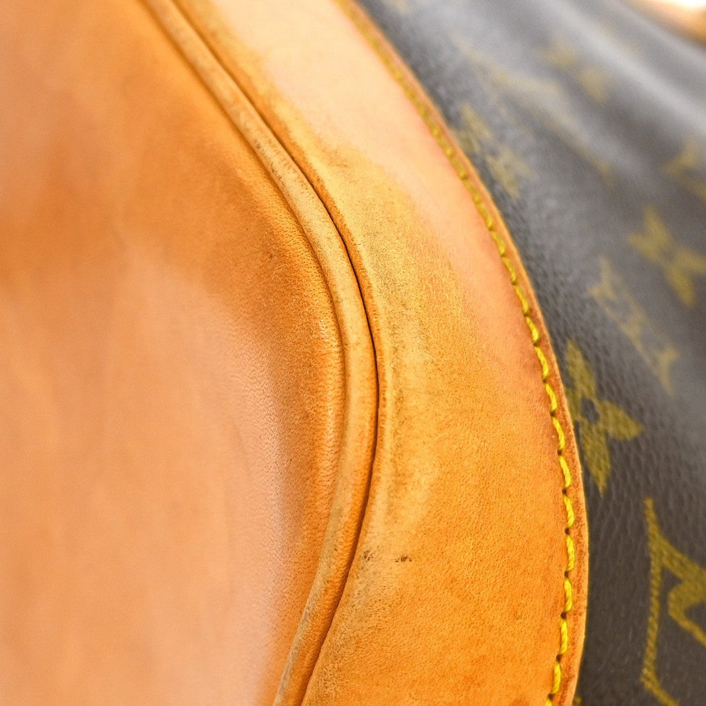 Louis Vuitton Alma Handbag Monogram Canvas Brown Canvas Handbag (Pre-Owned)