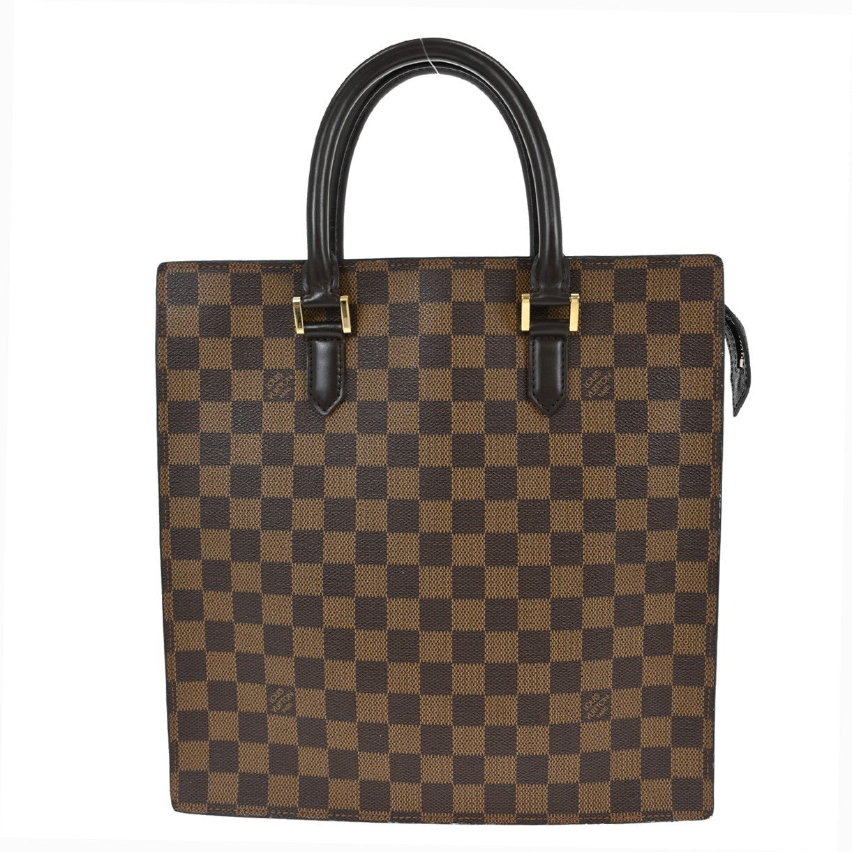 Louis Vuitton Venice Sac Plat Bag Damier Brown Canvas Tote Bag Bag (Pre-Owned)