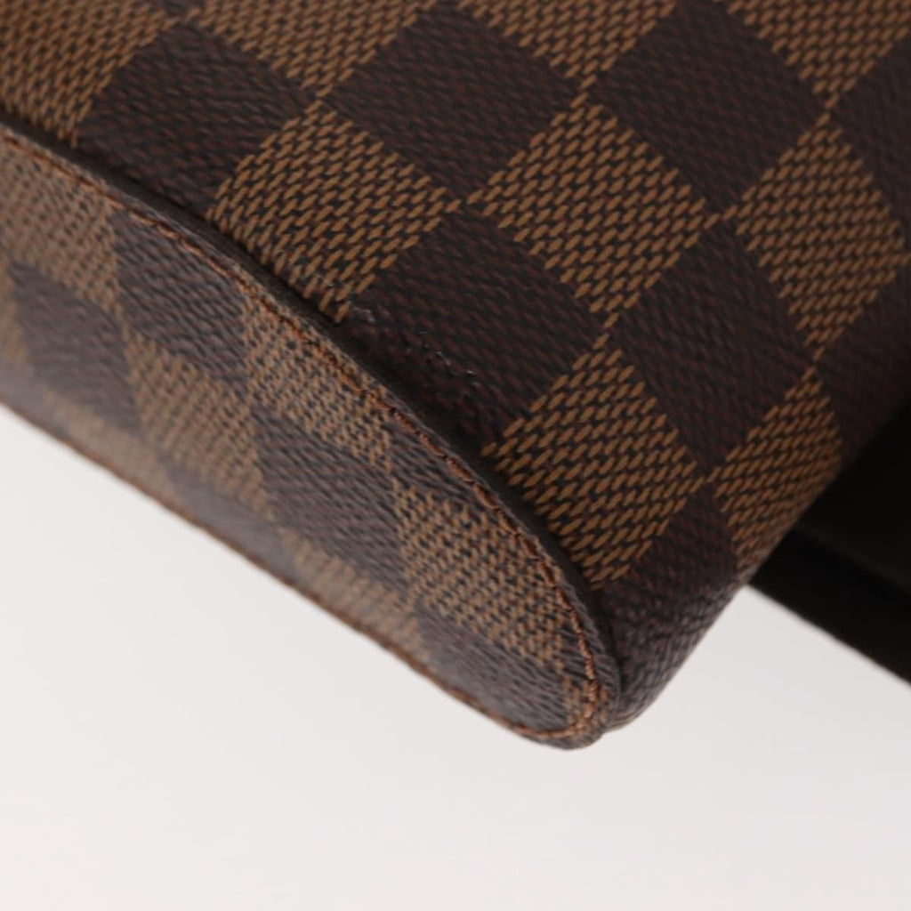 Louis Vuitton Geronimos Waist Bag Damier Brown Canvas Shoulder Bag Bag (Pre-Owned)