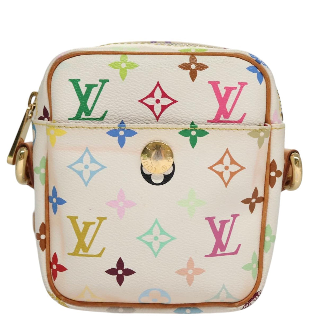 Louis Vuitton Rift Handbag Monogram Multicolor White Canvas Shoulder Bag Bag (Pre-Owned)