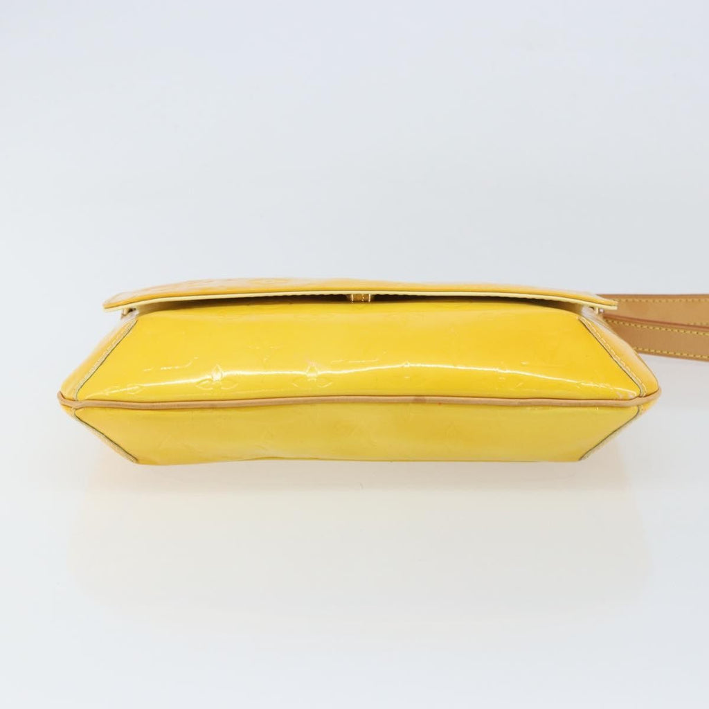 Louis Vuitton Thompson Street Handbag Monogram Vernis Yellow Patent_Leather Shoulder Bag Bag (Pre-Owned)