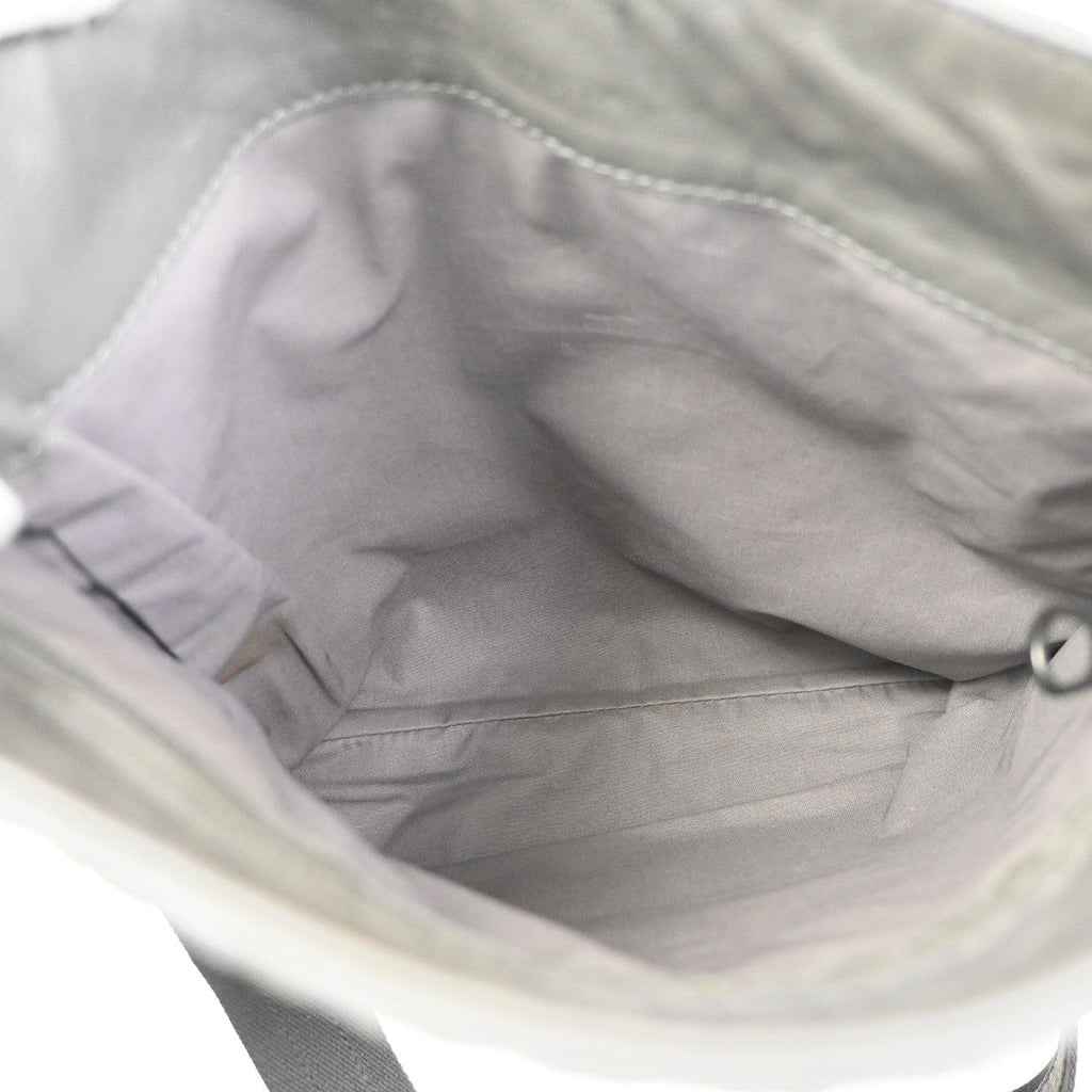 Bottega Veneta Flat Messenger Bag Intrecciato Nappa Gray Leather Shoulder Bag Bag (Pre-Owned)