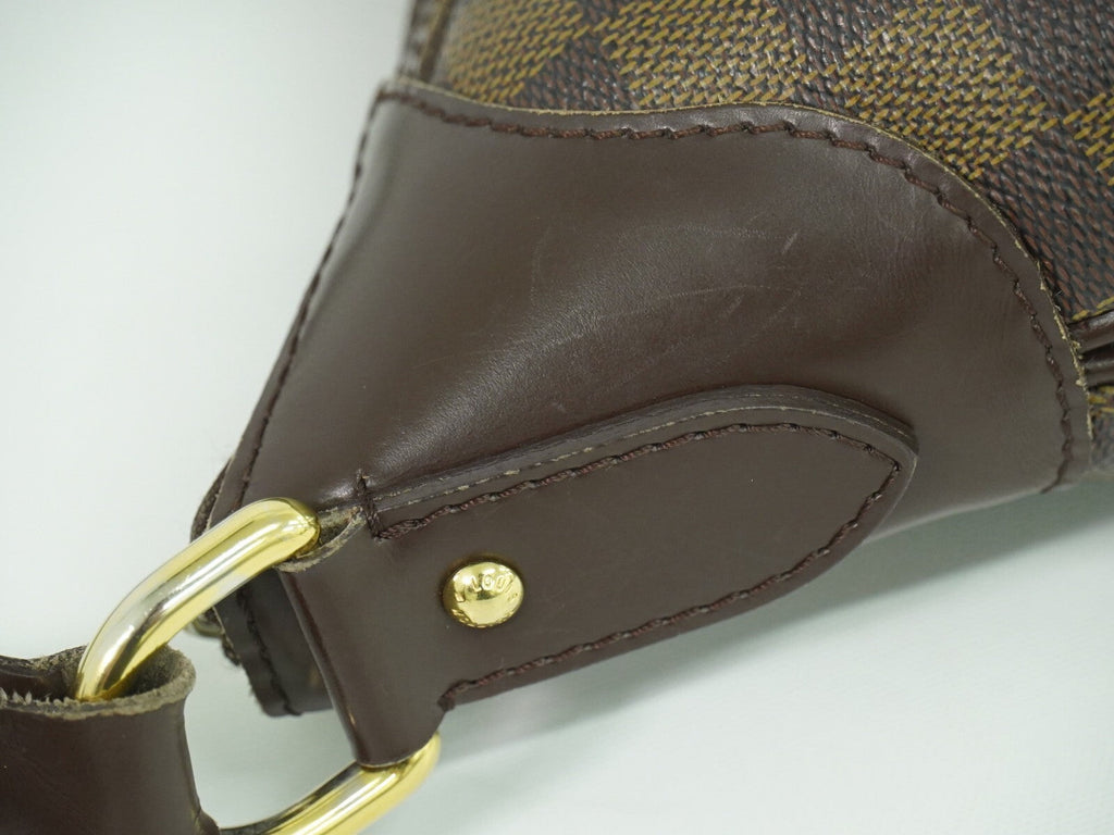 Louis Vuitton Thames Handbag Damier Brown Canvas Bag (Pre-Owned)