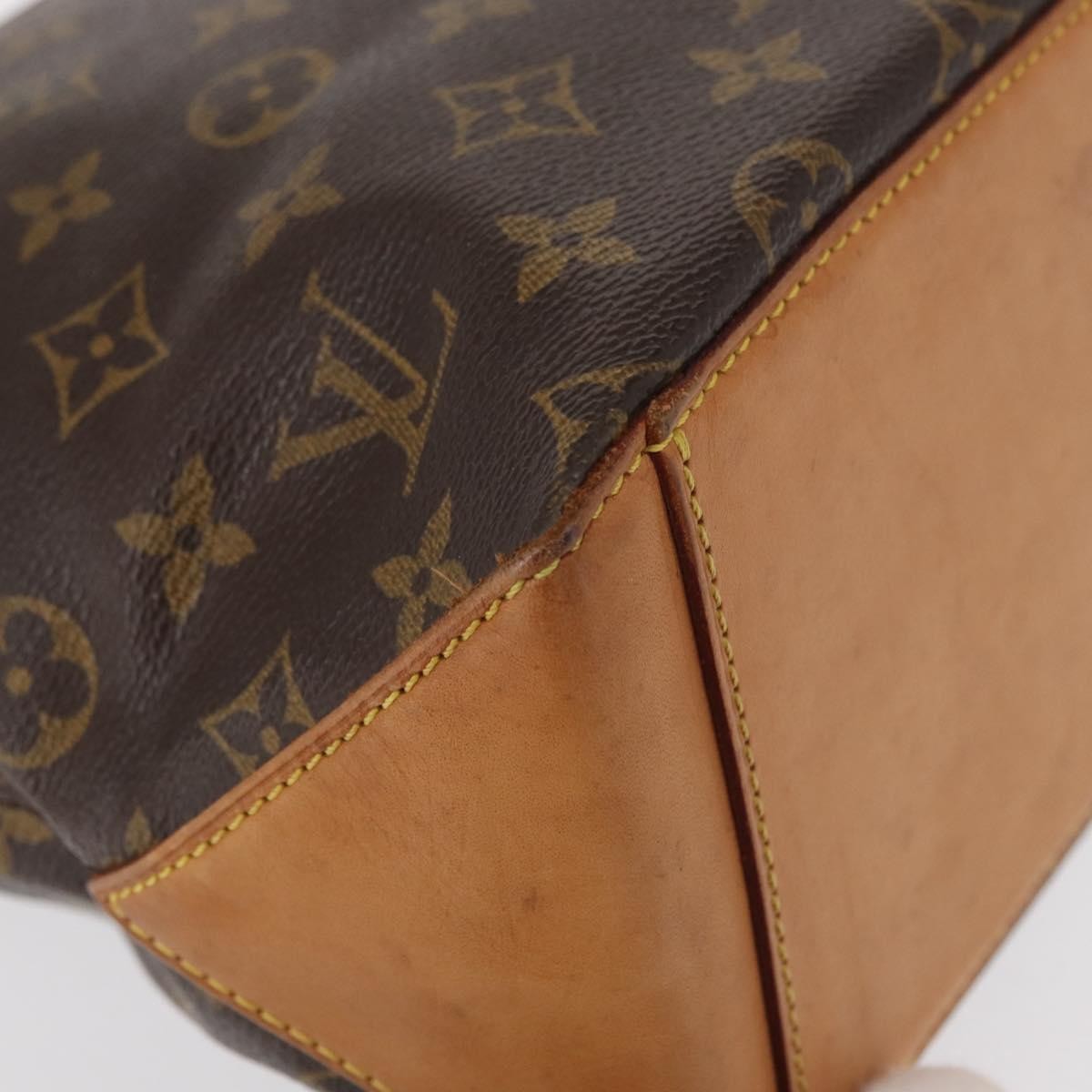 Louis Vuitton Cabas Mezzo Monogram Canvas Brown Canvas Tote Bag Bag (Pre-Owned)