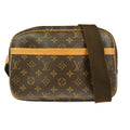 Louis Vuitton Reporter Bag Monogram Canvas Brown Canvas Shoulder Bag Bag (Pre-Owned)