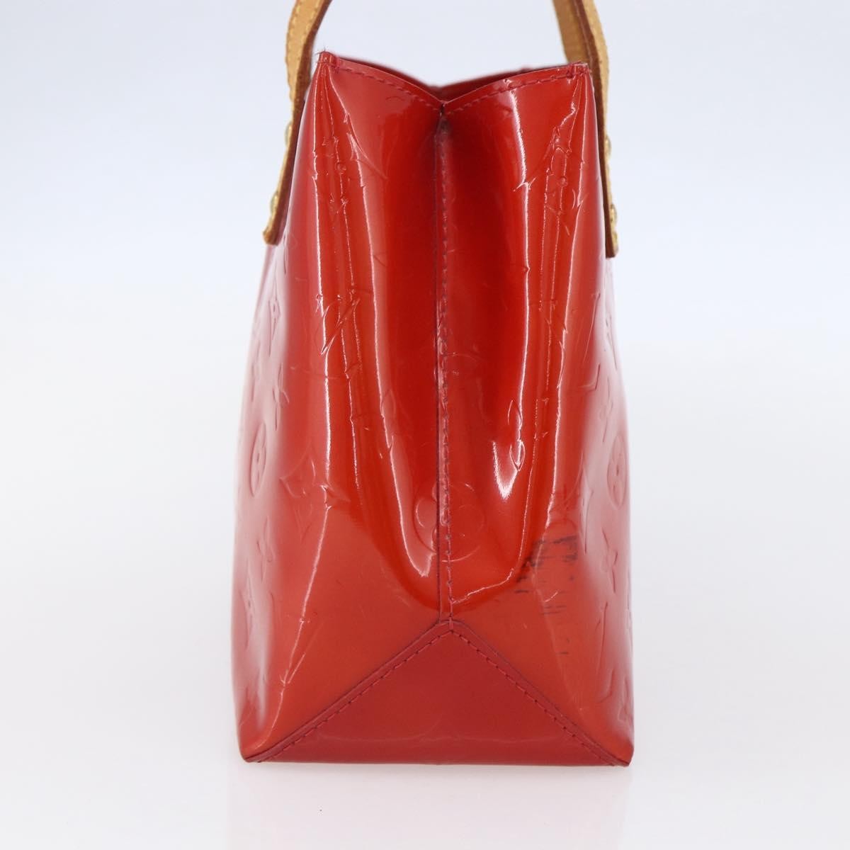 Louis Vuitton Reade Handbag Monogram Vernis Red Patent_Leather Handbag (Pre-Owned)
