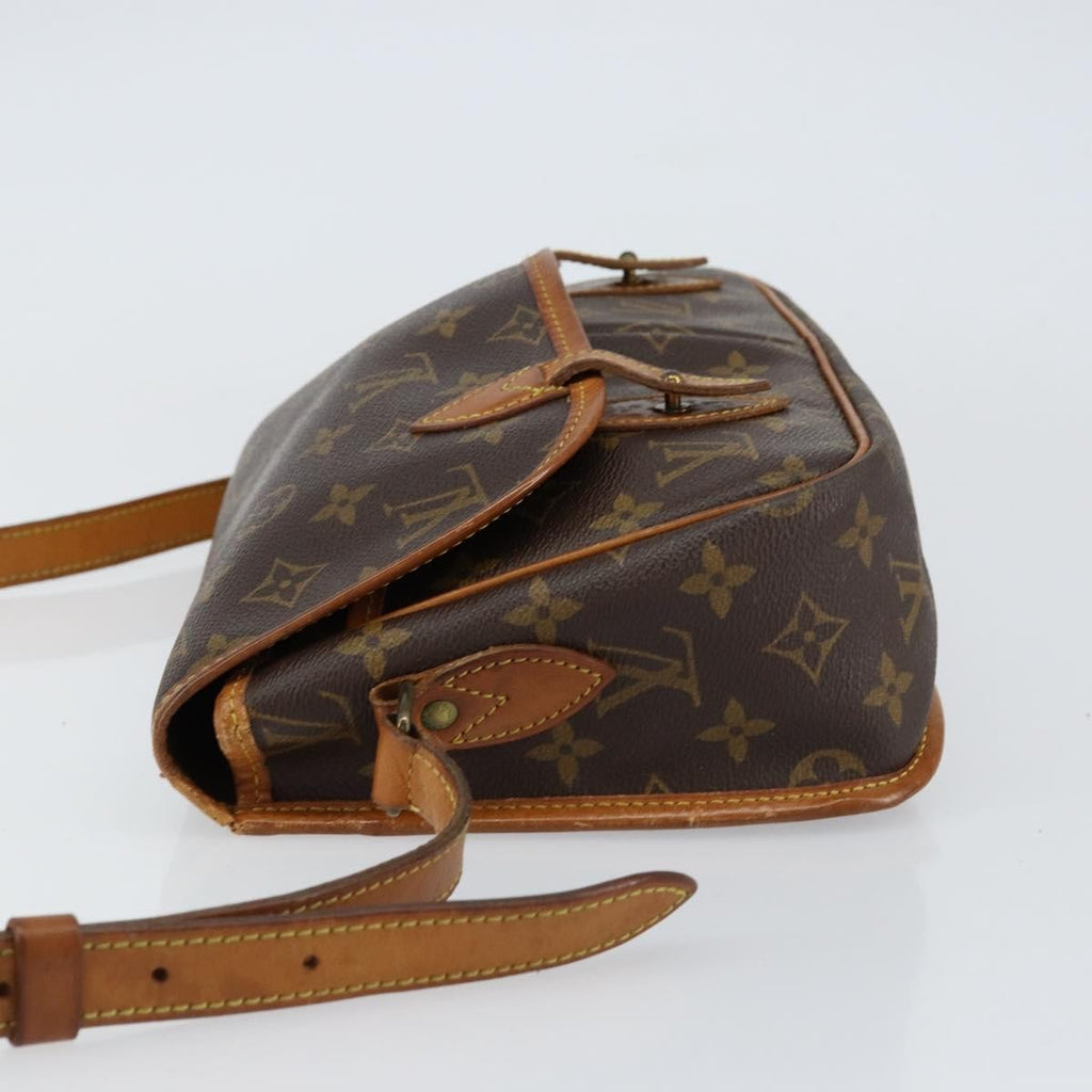 Louis Vuitton Sac Gibeciere Messenger Bag Monogram Canvas Brown Canvas Shoulder Bag Bag (Pre-Owned)