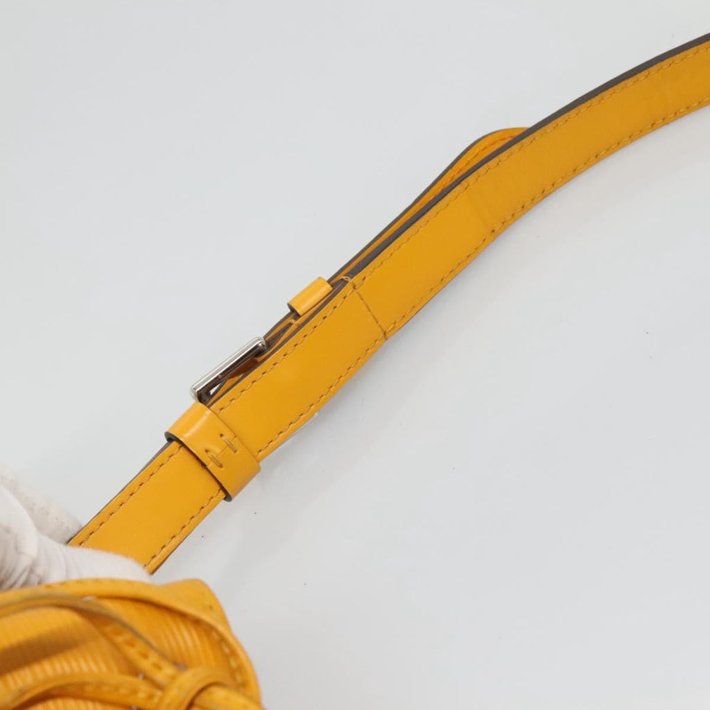 Louis Vuitton Petit Noe Nm Handbag Epi Leather Yellow Leather Shoulder Bag Bag (Pre-Owned)