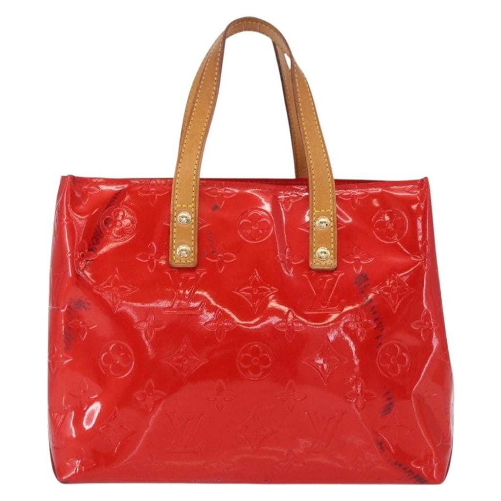 Louis Vuitton Reade Handbag Monogram Vernis Red Patent_Leather Handbag (Pre-Owned)