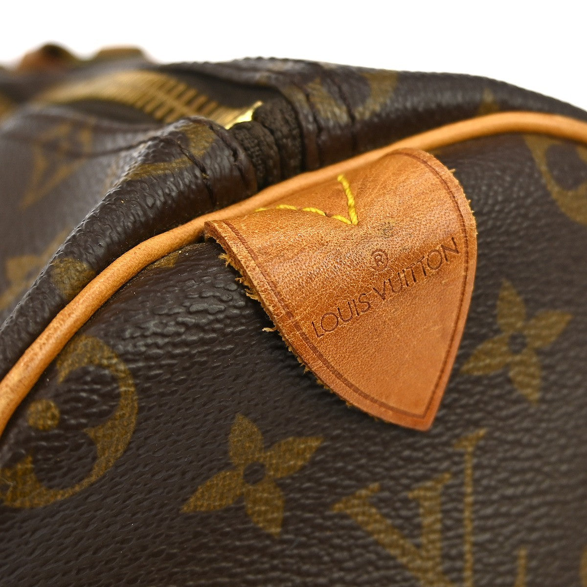 Louis Vuitton Keepall Bag Monogram Canvas Brown Canvas Travel Bag Bag (Pre-Owned)