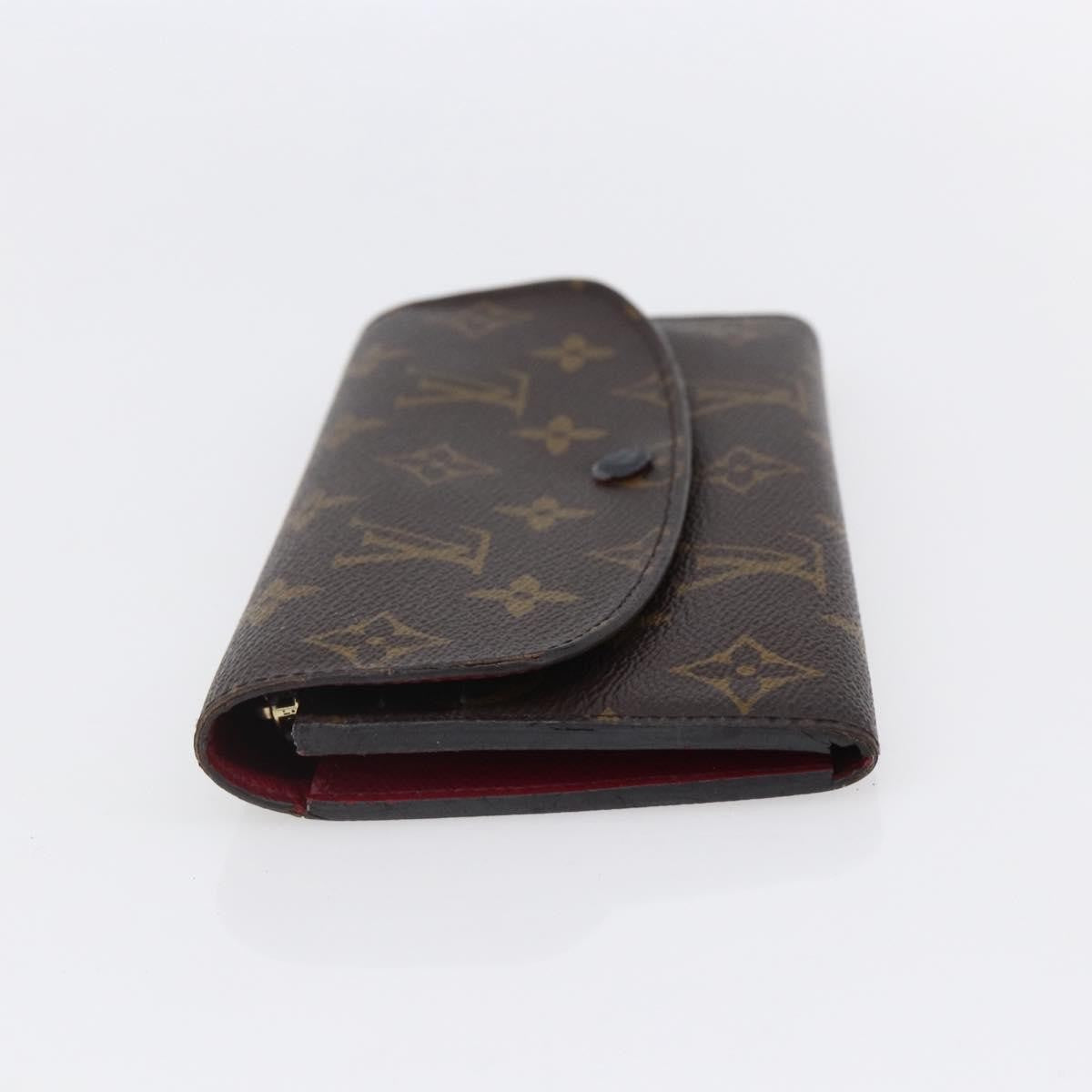 Louis Vuitton Emilie Wallet Monogram Canvas Brown Canvas Wallets Accessory (Pre-Owned)