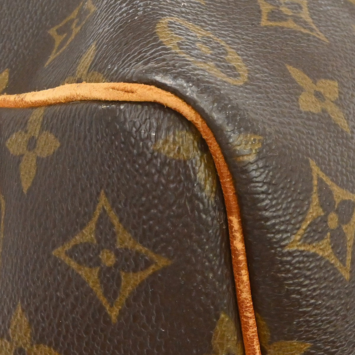 Louis Vuitton Keepall Bag Monogram Canvas Brown Canvas Travel Bag Bag (Pre-Owned)