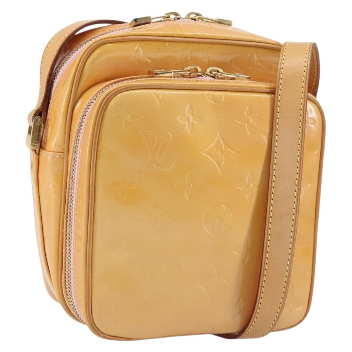 Louis Vuitton Wooster Handbag Monogram Vernis Yellow Patent_Leather Shoulder Bag Bag (Pre-Owned)