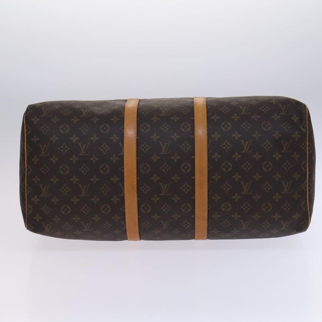 Louis Vuitton Keepall Bag Monogram Canvas Brown Canvas Travel Bag Bag (Pre-Owned)