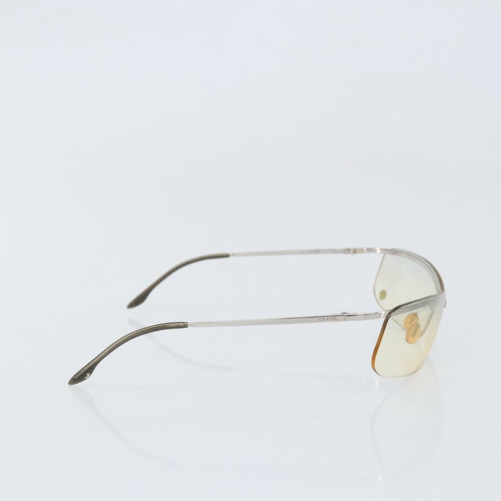 Chanel Logo Cc Sunglasses Metal Silver Metal Sunglasse Accessory (Pre-Owned)