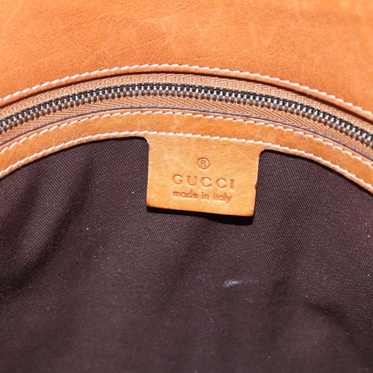 Gucci Reins Web Shoulder Bag Canvas Beige Canvas Shoulder Bag Bag (Pre-Owned)