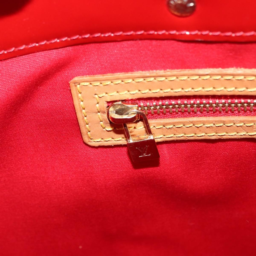Louis Vuitton Reade Handbag Monogram Vernis Red Patent_Leather Handbag (Pre-Owned)