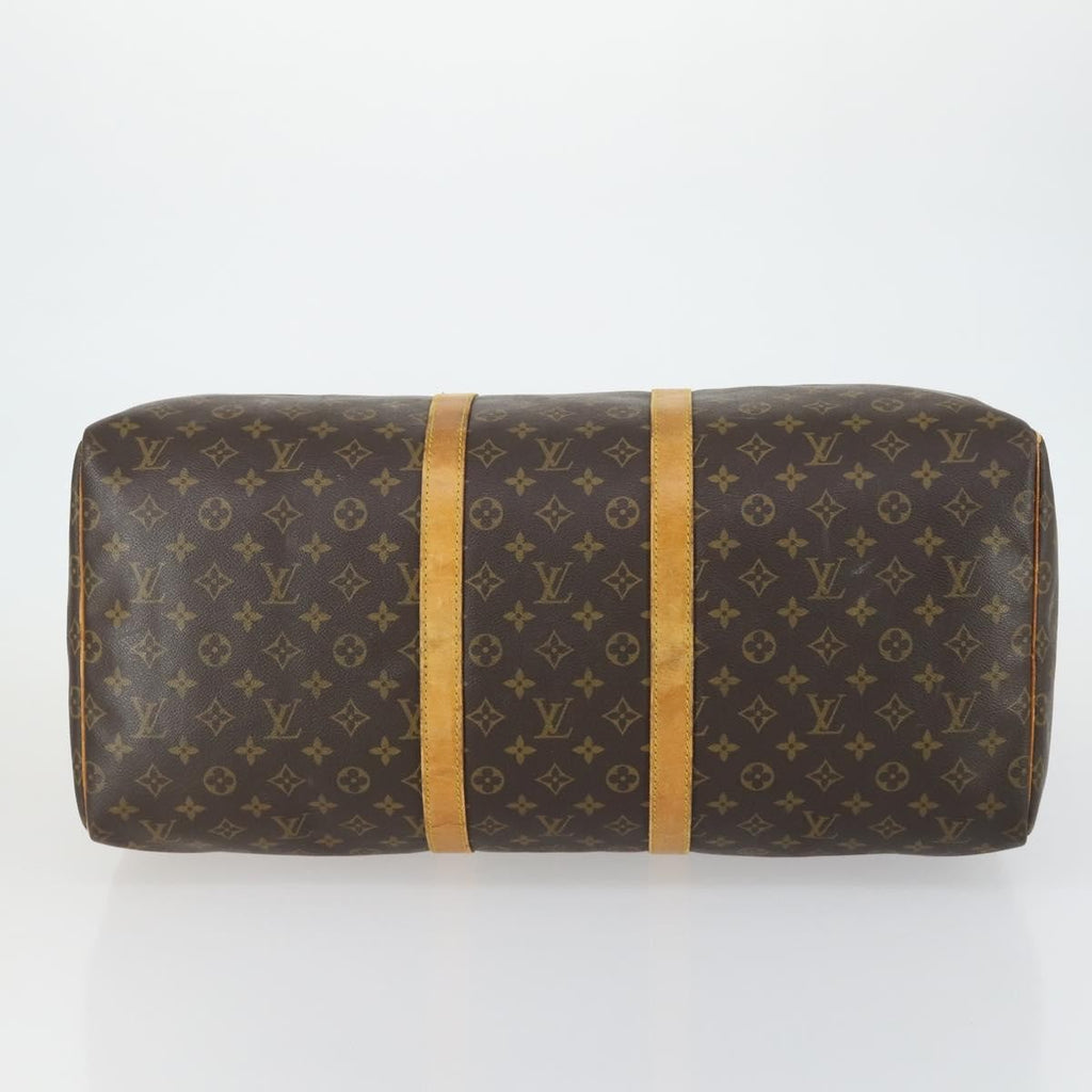 Louis Vuitton Keepall Bag Monogram Canvas Brown Canvas Travel Bag Bag (Pre-Owned)
