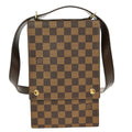 Louis Vuitton Portobello Messenger Damier Brown Canvas Shoulder Bag Bag (Pre-Owned)