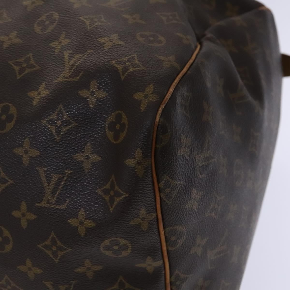 Louis Vuitton Keepall Bag Monogram Canvas Brown Canvas Travel Bag Bag (Pre-Owned)