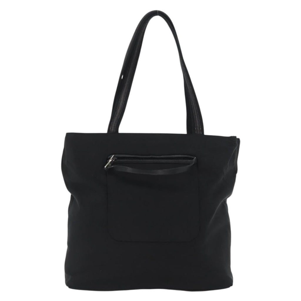 Prada Vintage Tote Nylon Black Nylon Tote Bag Bag (Pre-Owned)