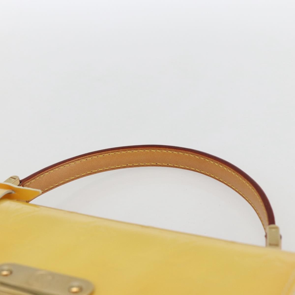 Louis Vuitton Spring Street Nm Handbag Patent Leather Yellow Patent_Leather Handbag (Pre-Owned)