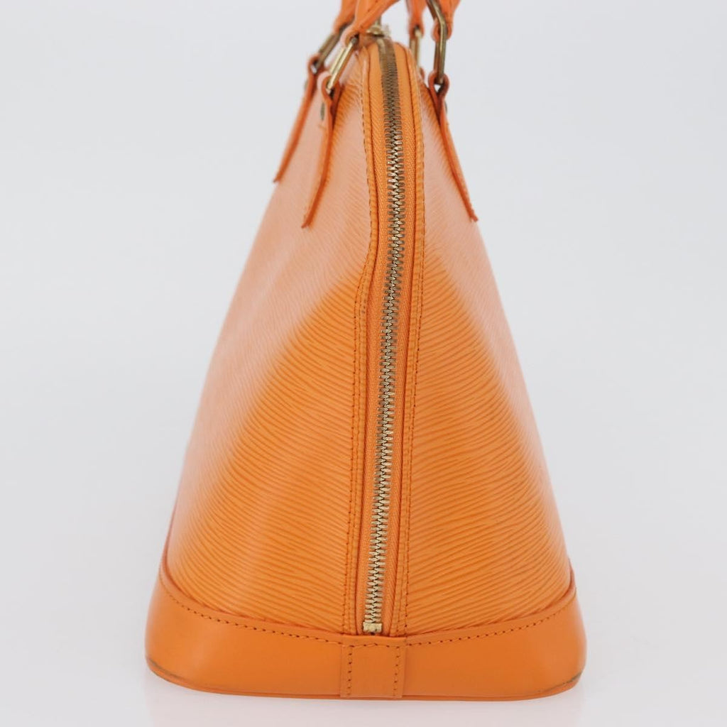 Louis Vuitton Alma Handbag Epi Leather Orange Leather Handbag (Pre-Owned)