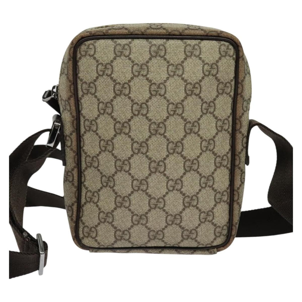 Gucci Gg Supreme Shoulder Bag Canvas Beige Canvas Shoulder Bag Bag (Pre-Owned)